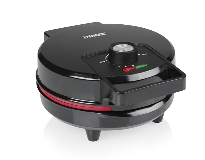 Princess Wafelijzer Hartvormige Wafels - Zwart - ⌀19 cm - 1200W