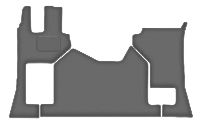 Grafiet automatten voor: Mercedes Actros MP5 truck (2019-)