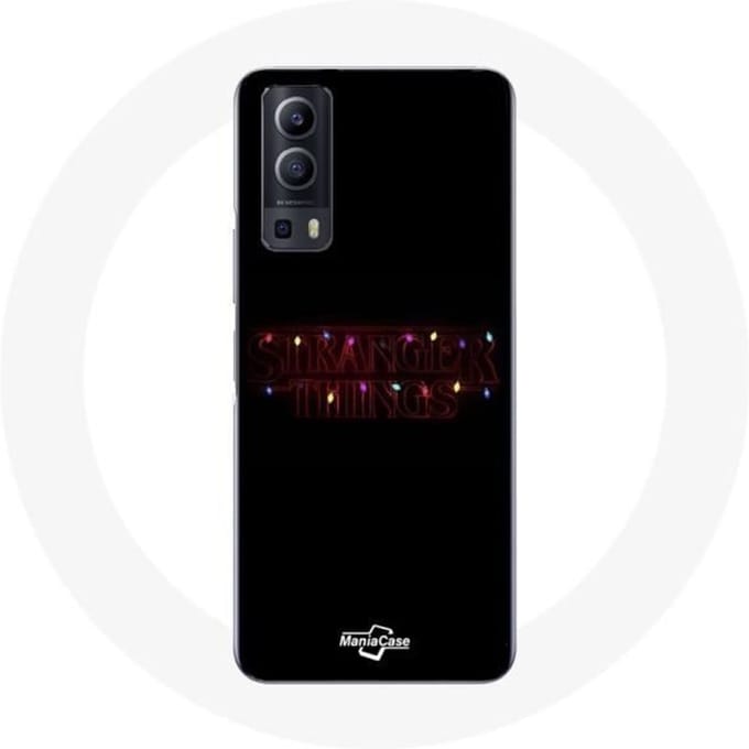 Coque - MANIACASE - Vivo Y72 - Souple - Noir - Stranger Things Joyeux Noël