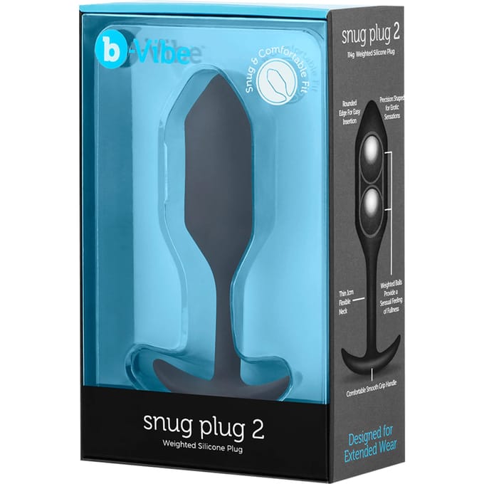 B-Vibe - Snug Butt Plug 2 Zwart