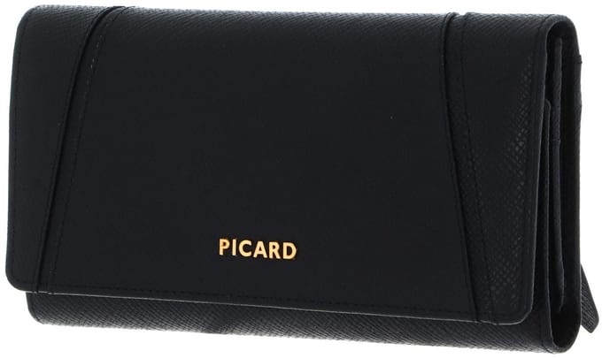 PICARD portemonnee Chic Way 1 Flap Wallet Black zwart