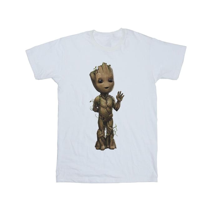 Marvel Jongens Ik Ben Groot Golf Positie T-Shirt (Wit)