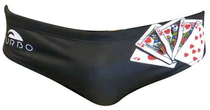 Turbo Scala Real Zwemslip Zwart 4XL Man