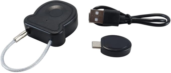Dailygoods - Type-C Vingerafdruk Hangslot met USB Key