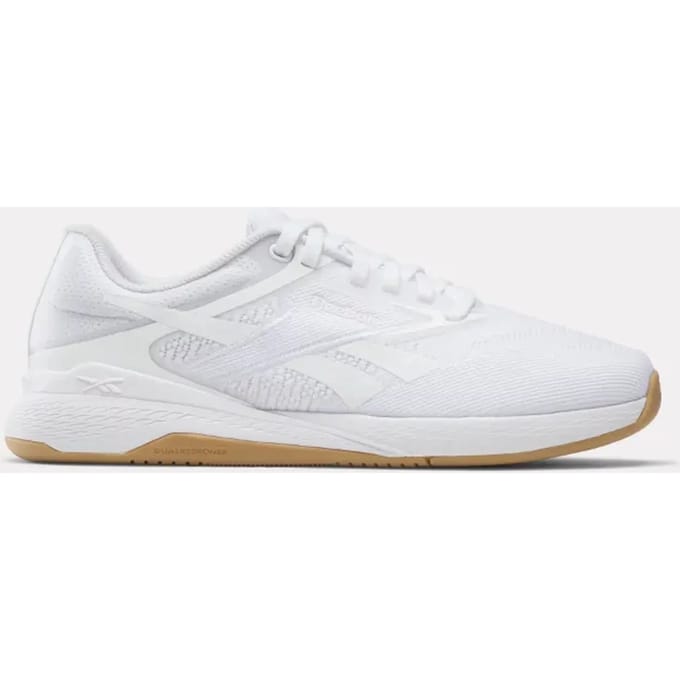 Reebok Nano X5 Blanc Gris Clair Gomme Chaussures de Sport pour Femmes-Blanc 100238430 39