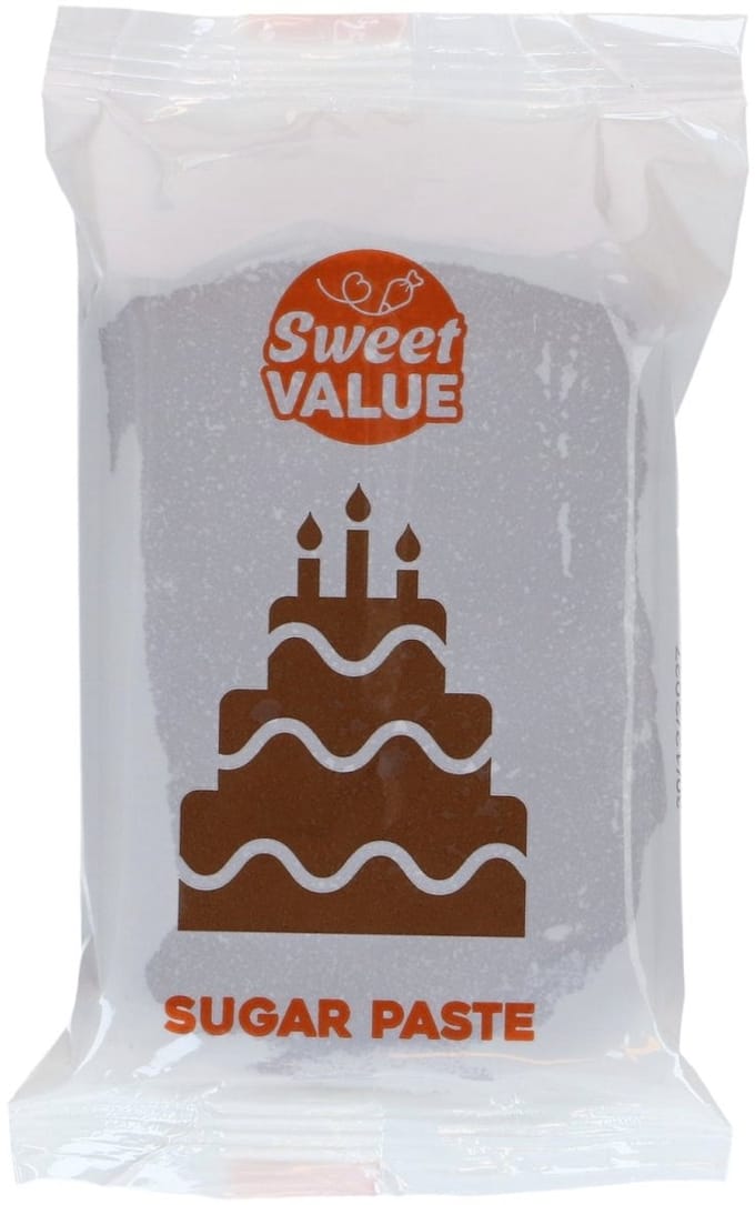 Sweet Value Fondant - Bruin - 200 g - Suikerpasta - Rolfondant