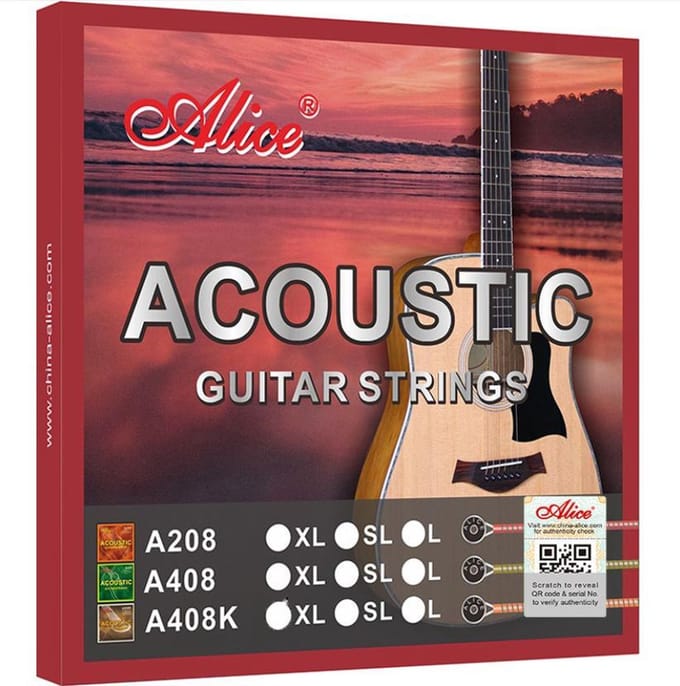 Snaren voor akoestische gitaar .012 - A408K-L