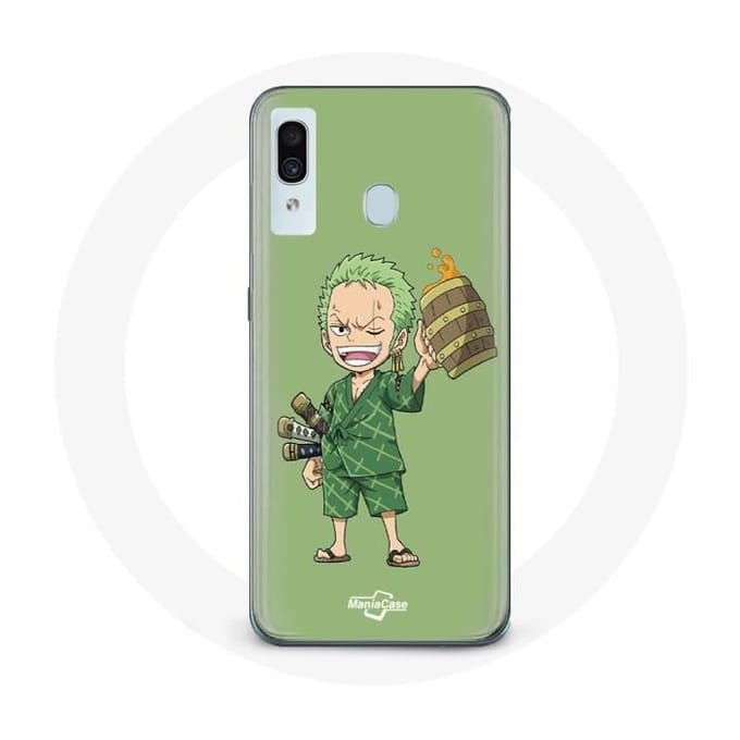 Coque pour Samsung Galaxy A20 One piece Manga Roronoa Zoro