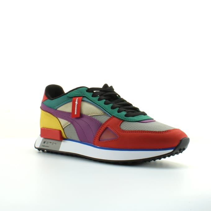 Puma Future Rider HF The Hundreds Unisex Textile Lace Up Trainers 373726 01