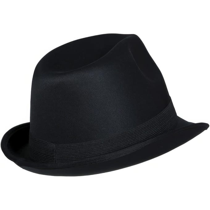 Al Capone Zwarte Gangsterhoed black