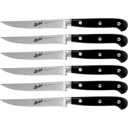 BERKEL ADHOC - Steakset - 6 stuks - Gekarteld - Mes: 110mm