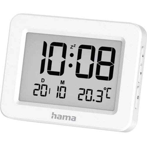 Hama wekker- Kos - Digitaal- Wit