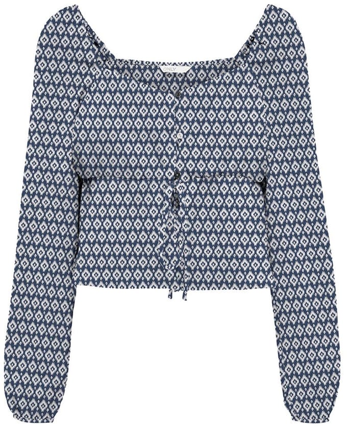 ONLY - ONLNOVA LIFE L/S CARDI TOP AOP PTM - Meisjes - Blouses