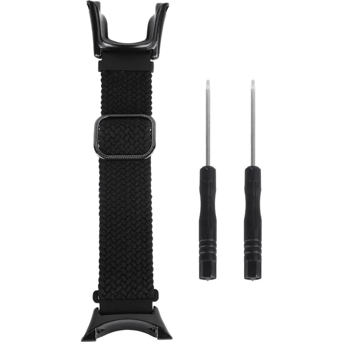 Nylon Weefsel Elastische Horlogeband voor Suunto Ambit 1 2 2S 2R 3 Sport 3 Peak Snelkoppeling Elastisch zwart