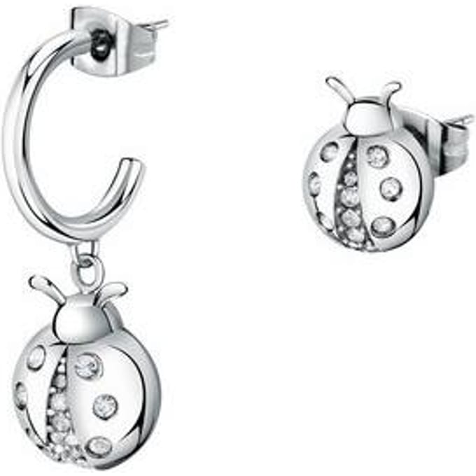 Boucles d'oreilles en acier inoxydable Morellato Istanti SAVZ07 pour femme white