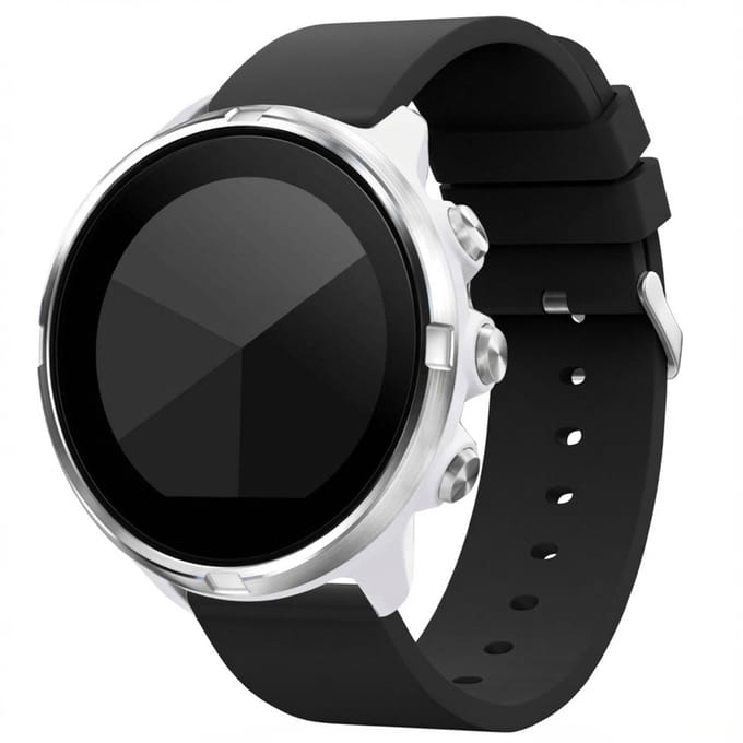 imoshion Siliconen bandje - Universeel 24 mm aansluiting - Zwart
