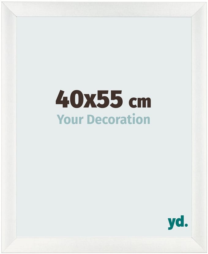 Your Decoration - Fotolijst 40x55 cm - MDF - Wit Geveegd - Pisa