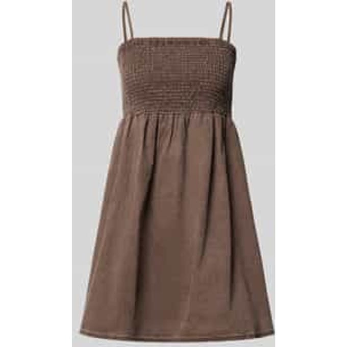 mini-jurk met smokdetail model 'Oregon'