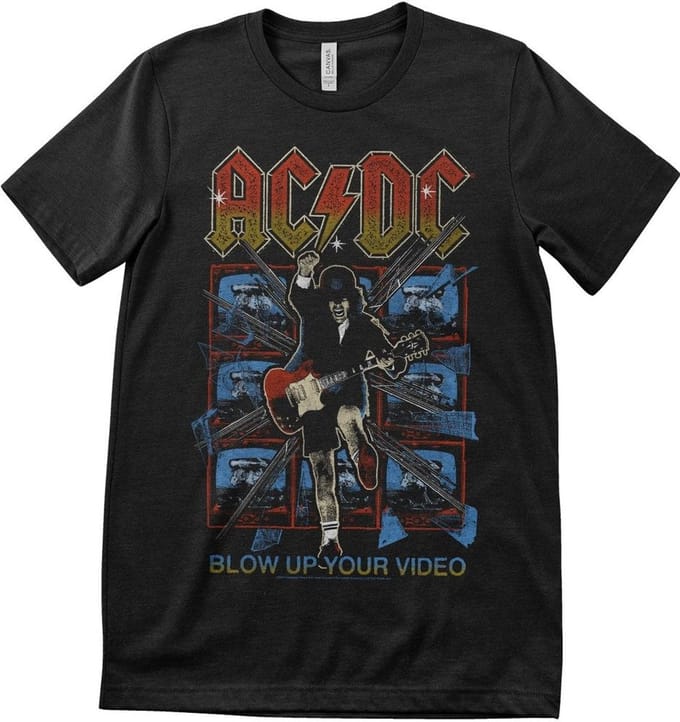 AC/DC Blow Up Your Video T-shirt PS-1-ACDC011-H68-6
