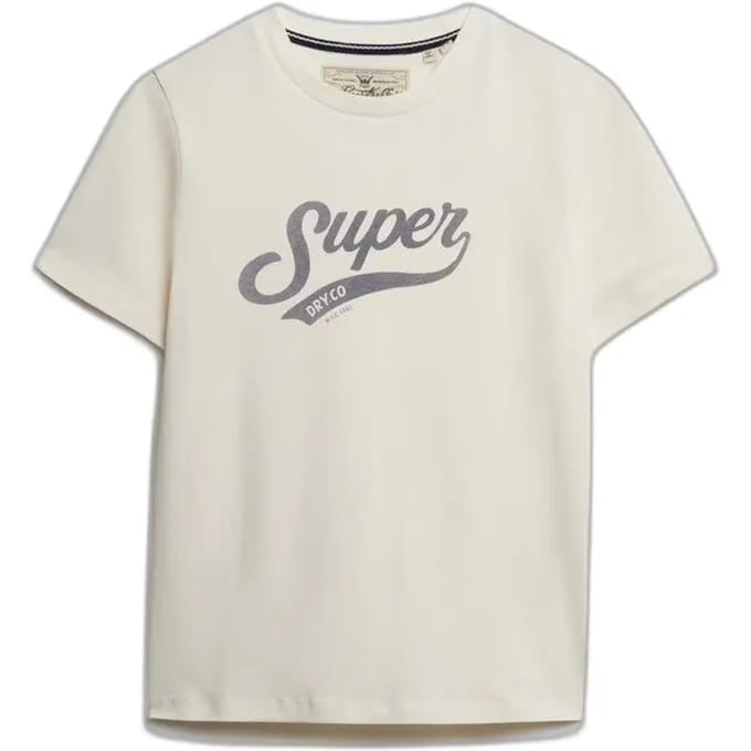 Superdry - Varsity Script T-shirt - Dames - T-shirts