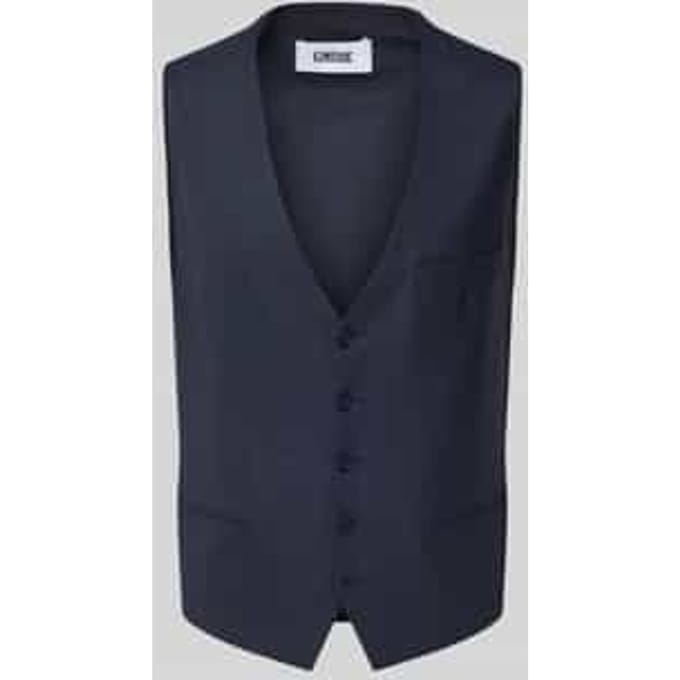 Bodywarmer met V-hals en Knoopsluiting Model 'Totti'