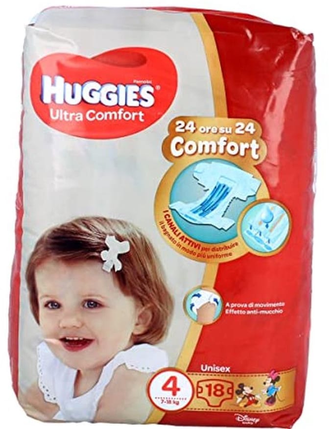 Comfort Luiers - Babybroekjes - Actieve baby's - Bewegingsvrijheid - Maat 4 - Wit