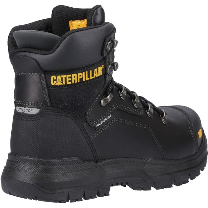 Caterpillar Diagnostic 2.0 Leder Zwart Veiligheidslaarzen