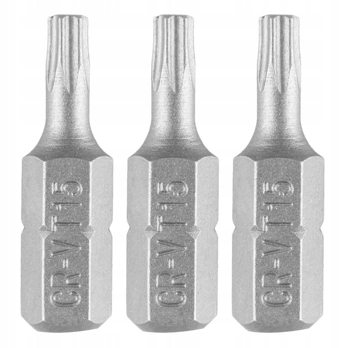 GRAFIET Torx T15 bits 25 mm - 3 stuks