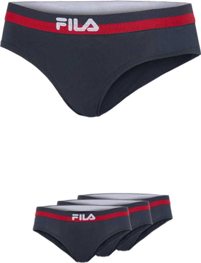 Fila Urban Brief Slip Gekleurde Waistband - Maat M - 3 Pack - Navy