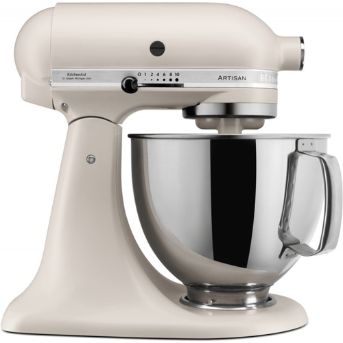 KitchenAid Artisan 5KSM125EMH - Keukenmachine - 4,8L - Milkshake - 3 menghaken