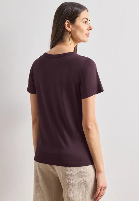 Shirt met ronde hals en Artwork