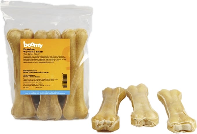 Boomy - Hondensnacks - Hondensnoepjes - Kauwbotten - Kluif - 15cm - 2 x 3st