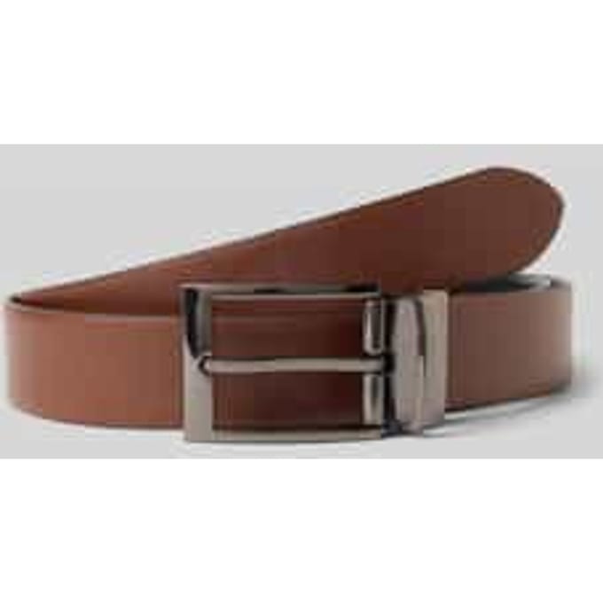 LLOYD Leren Riem 2 in 1 Reversible Belt W85 Cognac / Black Bruine Zwart