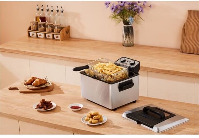 Continental Edison – CEFR5IN3P – Friteuse – 5 L – 3 manden