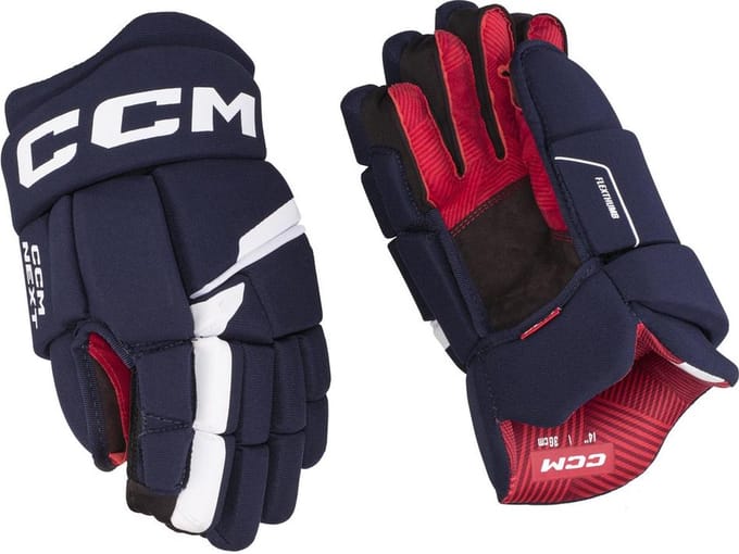 CCM - Next - IJshockeyhandschoenen - Kinderen - Blauw - Wit - 10