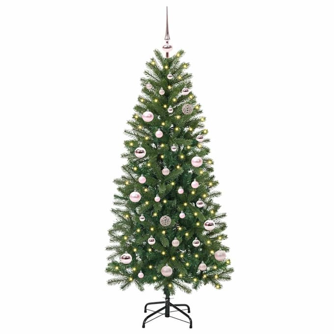 vidaXL - Kunstkerstboom - Groen - 150 - cm - PE - en - PVC