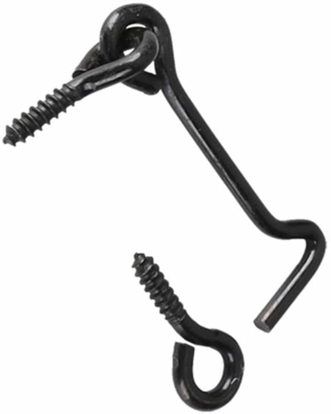 Windhaak – 120 mm – zwart