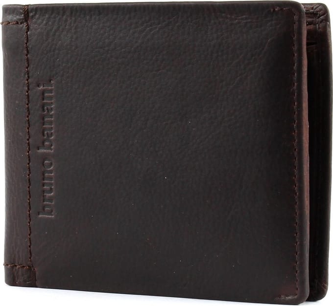 bruno banani Leren Portemonnee Arizona Wallet Quer Brown Bruine