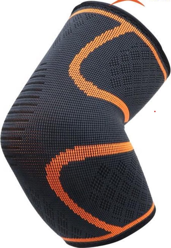 Aolikes Elleboog brace band - Zwart / Rood- Universeel - maat L
