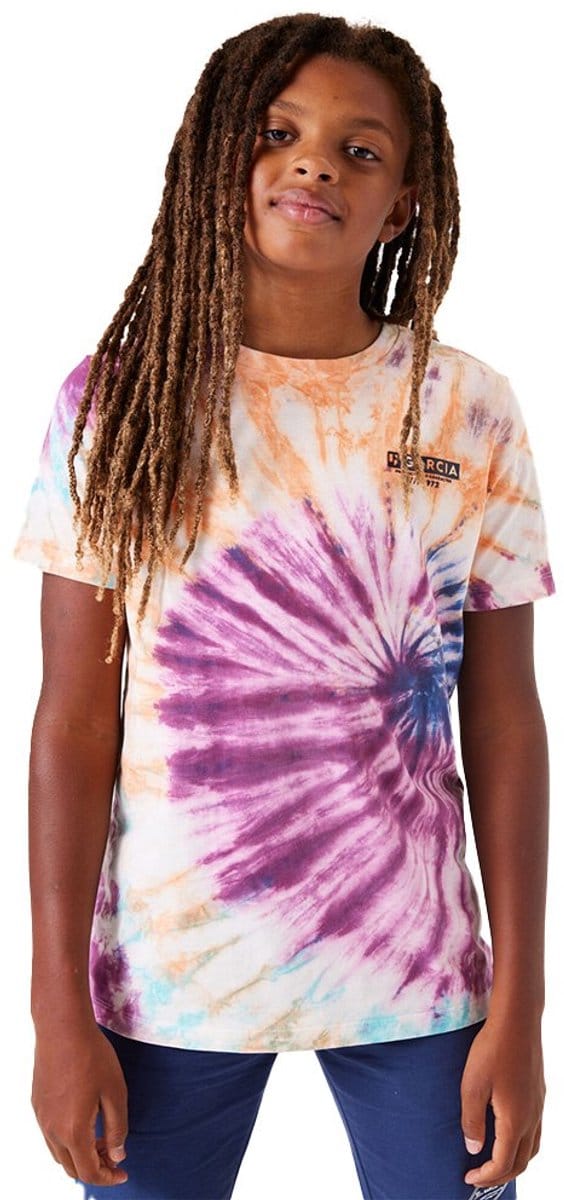GARCIA Jongens T-shirt Wit Korte mouw - Maat 128/134