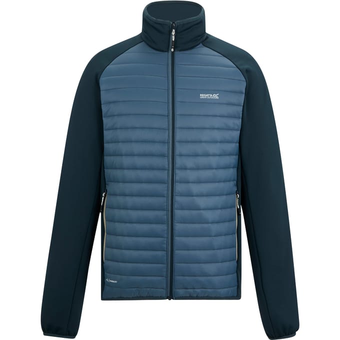 Regatta Heren Clumber Hybride Jas (China Blauw/Nachthemel)