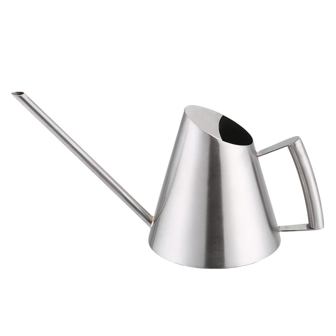 400ml Mini RVS Gieter Geborsteld Tuin Planten Binnen Buiten white