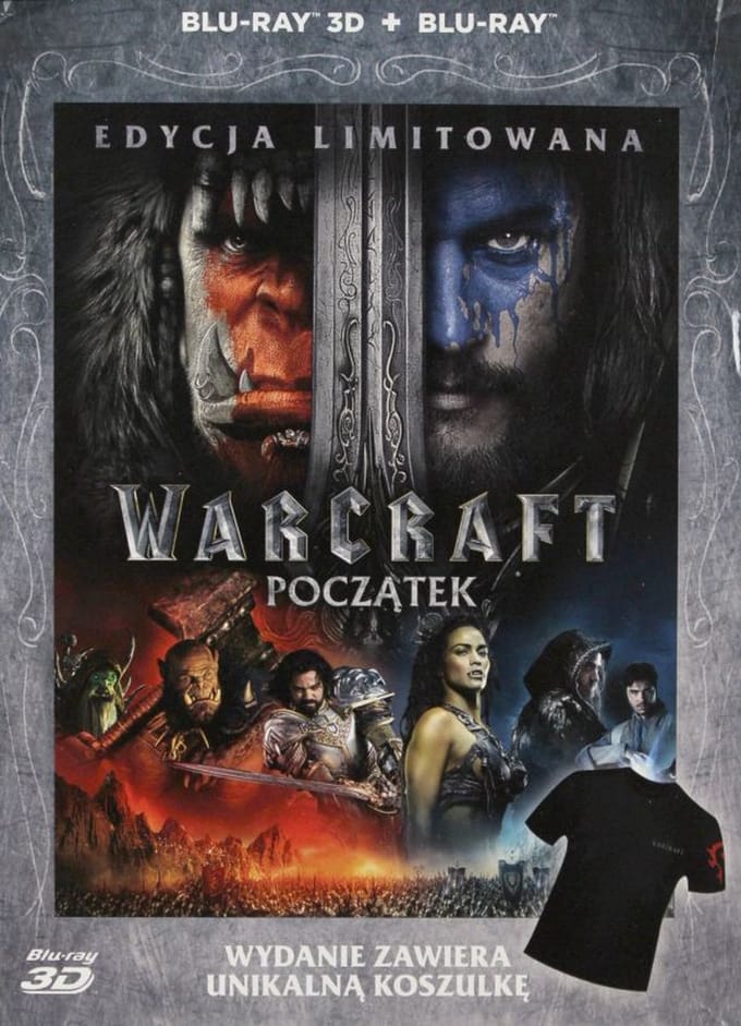 Warcraft: The Beginning [Blu-Ray 3D]+[Blu-Ray]