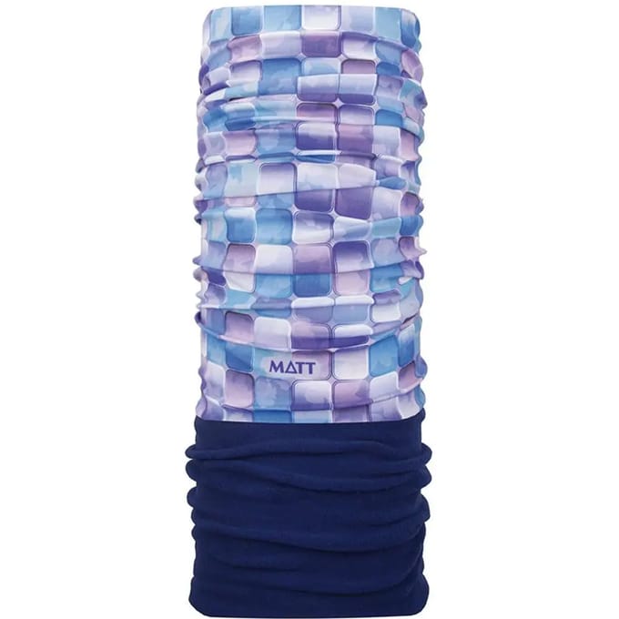 Tour de cou in microfibre polartec MATT Pool Blau
