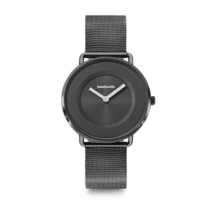 Lambretta Mia 34 Mesh Graphite Dameshorloge Designhorloge - 34mm
