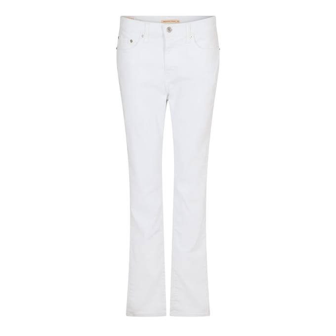 Levis Herenjeans met hoge taille en rechte pijpen (Westelijk Wit)