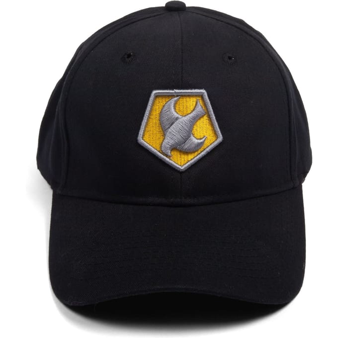 DC Comics Peacemaker Helmet Symbol Embroidered Baseball Cap - Black