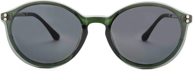 Nordic Vision easy duo, leesbril en zonneleesbril in 1 groen +2.00