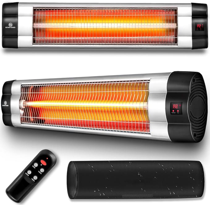 VLSelect® Terrasverwarmer - Heater - Infrarood Verwarming - 3 Warmtestanden