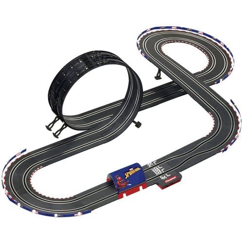 Carrera Go!!! Racebaan - GO!!! Marvel Spiderman - Spider Racing - Spiderman Rood vs. Zwart - 4,9m